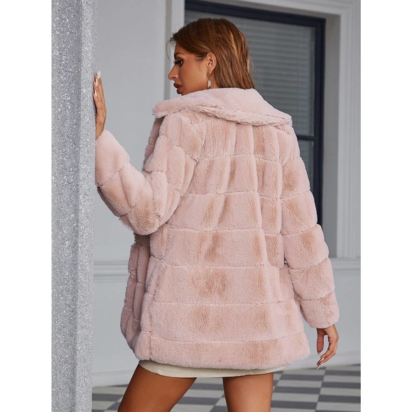 WILA Red Faux Fur Jacket - Picture 6 of 6